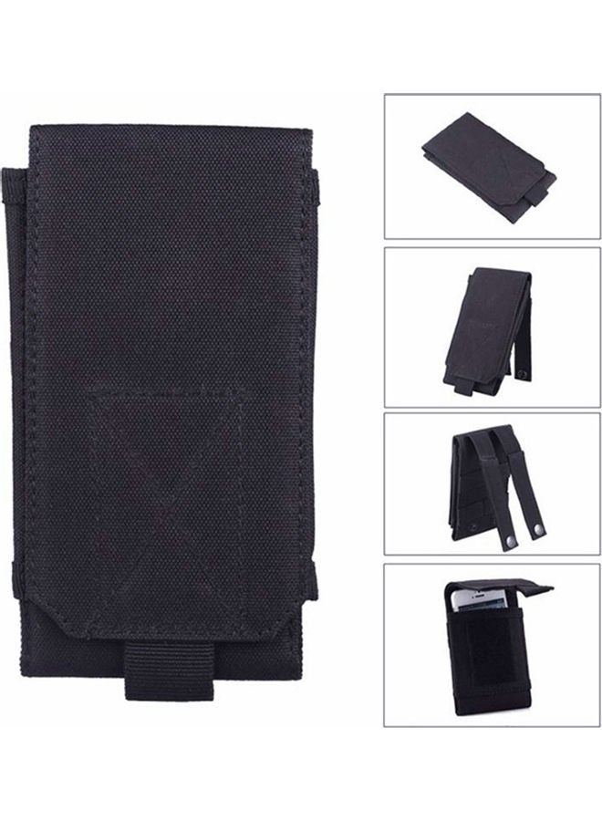 Outdoor Tactical Oxford Cloth Mobile Phone Holder Belt Waist Bag Holster Pouch 0.081kg - Image 4